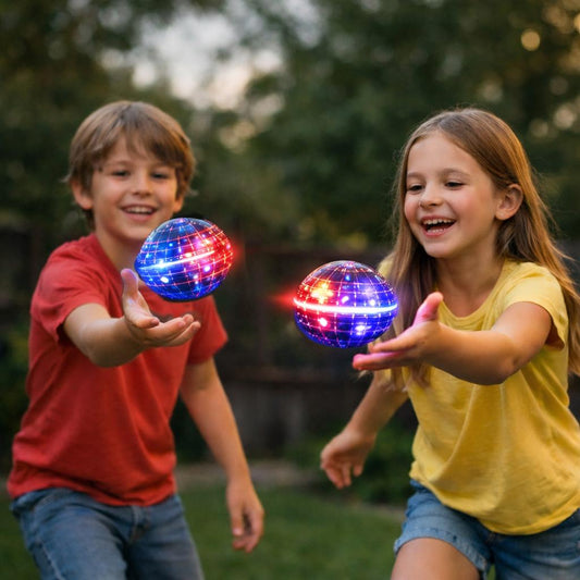 SKY ORB - La bola voladora tipo OVNI con efecto boomerang (Oferta 2x1)