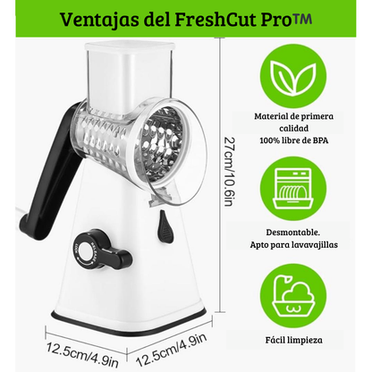 FreshCut Pro™️ - Cortador profesional de verduras + 3 cabezales ¡DE REGALO!