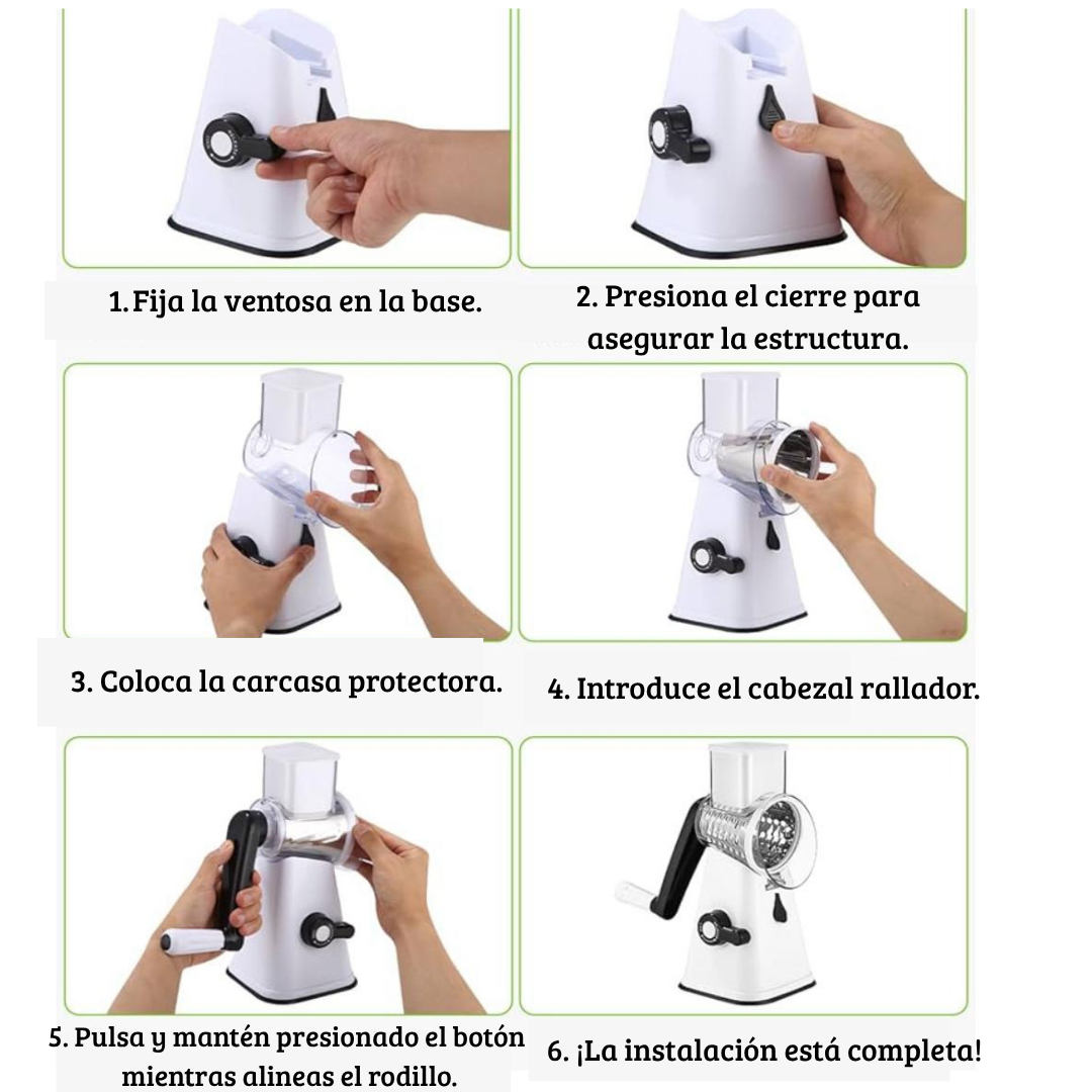 FreshCut Pro™️ - Cortador profesional de verduras + 3 cabezales ¡DE REGALO!