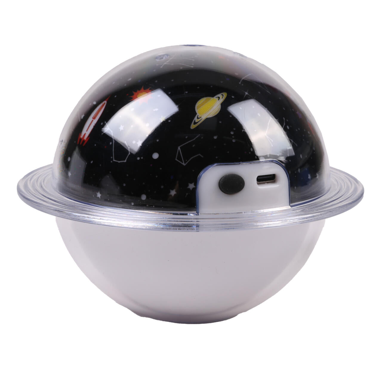 Lámpara Saturno 3 en 1: Humidificador + Difusor + Proyector Decorativo